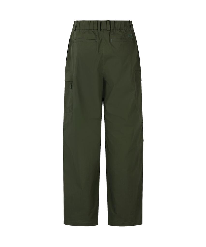 DISCOVERY EXPEDITION Freshvent Women'S Cotton Blend Wide Cargo Pants (D/Khaki)