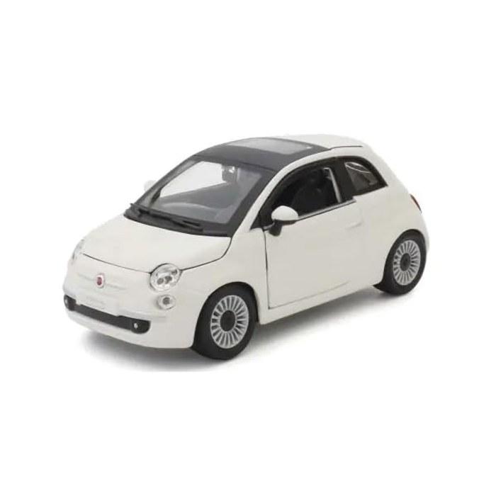 Kyosho Burago Fiat 500 2007 1/24 White BUR22106W1