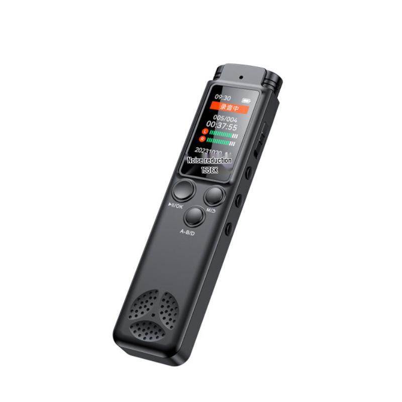 64GB Color Screen Voice Recorder & MP3 Player - One-Key Recording for Students, Journalists, Meetings