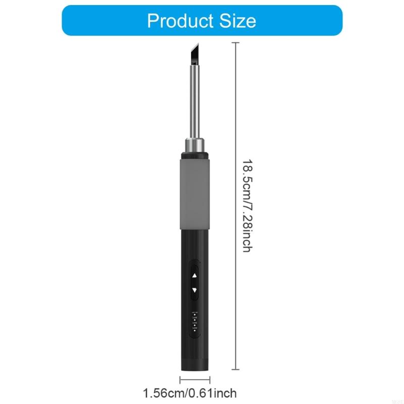 Industrial 72W Electric Soldering Iron Tool with Precisions Three Temperature Control LED Indicators and Metal Housing M68E