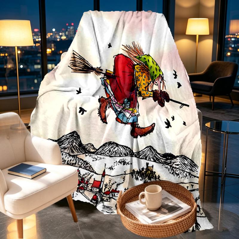 Der Rauber Hotzenplotz Print Blanket - Soft & Comfortable, for Bedroom, Travel, Sofa, Home Decoration - Birthday Christmas Gift for Friend