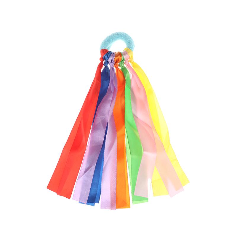 Children'S Wrist Ribbon Team Sports Pompom Cheerleading Big Match Pom Club Dance Props Elastic Bracelet With Elastic Rope