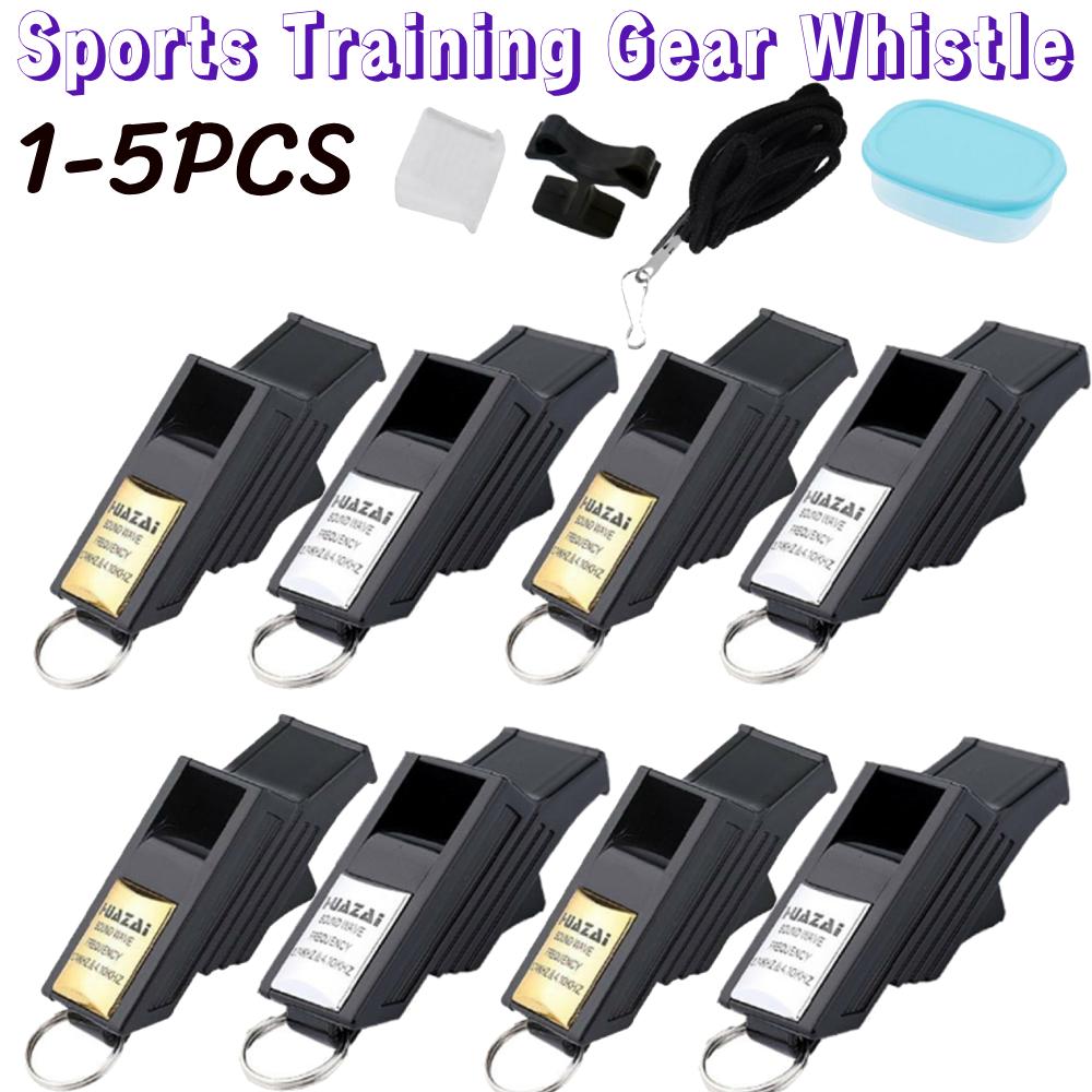 1-5PCS Referee Whistle Professional Volleyball Whistle Lifesaving Coaching for Outdoor Running Sports Training Gear Supplies