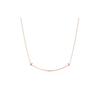 & Co. T Series Smiley Face Decoration 18K Gold Necklace Women Necklace Rose-Gold 35189432,67513436