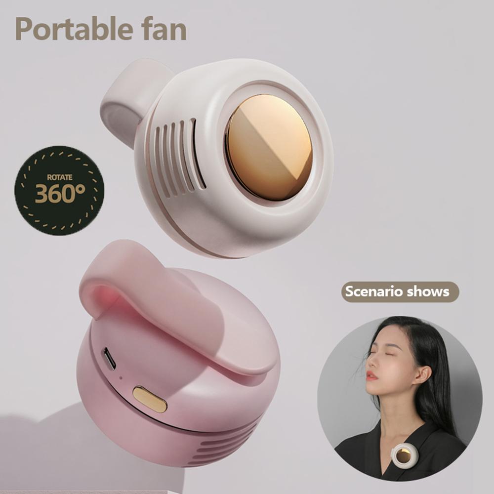 WHITE Portable Fan Portable USB Fan Clip-On Fan Cooling Personal For Office Household Traveling Summer Cooler Air Conditioner