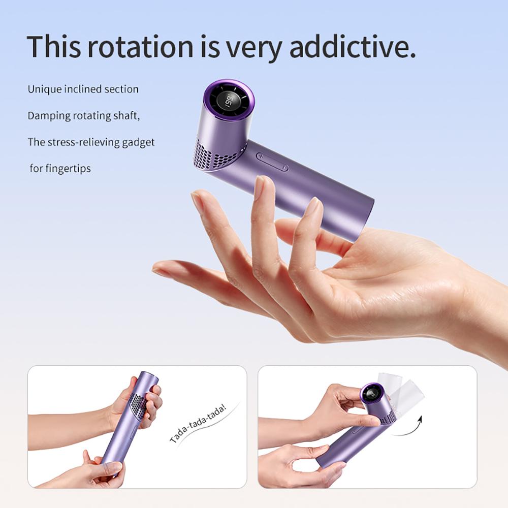 Xiaomi Portable Mini Handheld Fan USB Rechargeable 199 Speeds Foldable Neck Hanging Pocket Fan 3000mAh Power Bank Cooling Fan Travel
