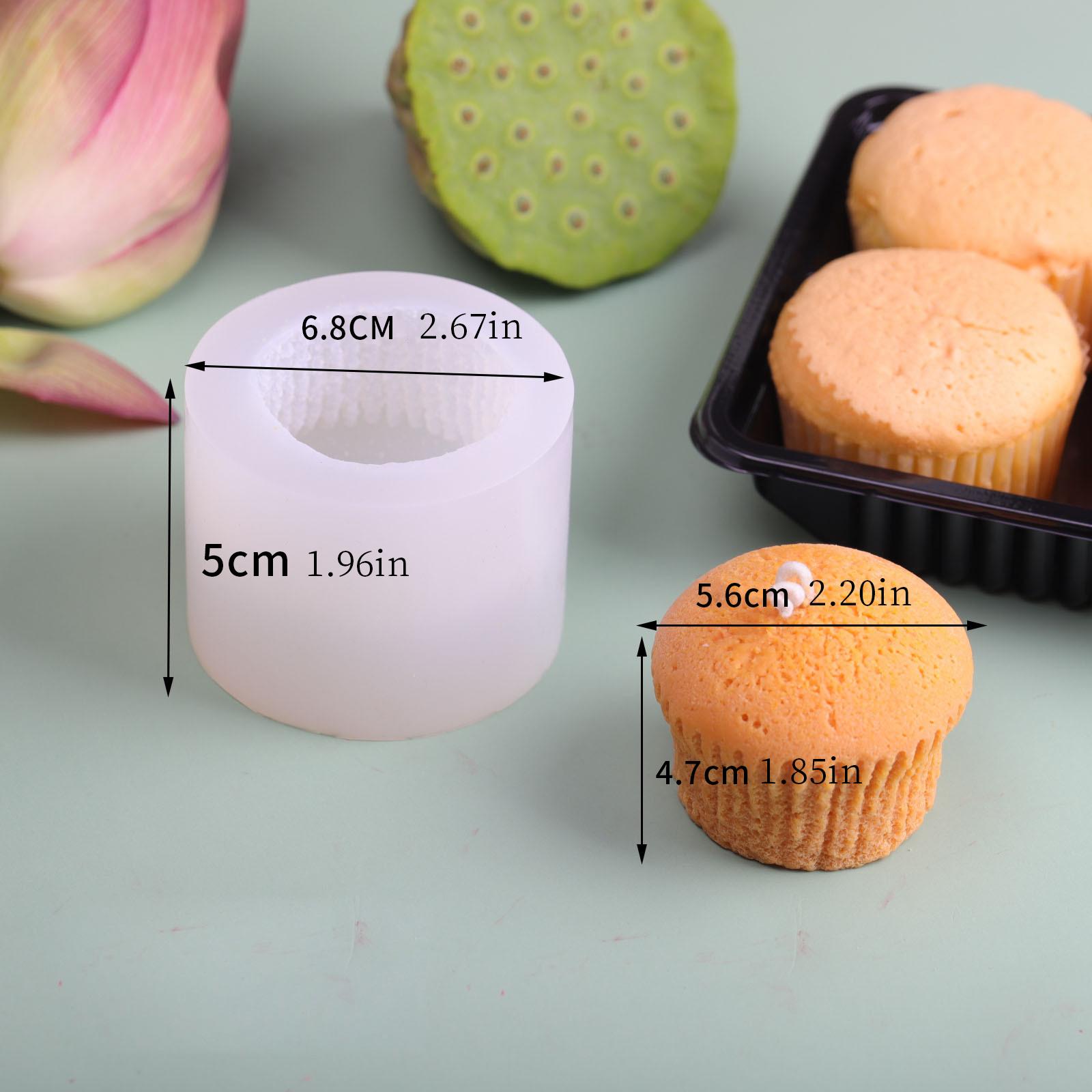 1 piece, cake aromatherapy candle silicone mold, baked mousse dessert small cake mold