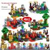Minecraft-Themed Cave Village Construction Set for Kids - Educational Puzzle with Building Blocks