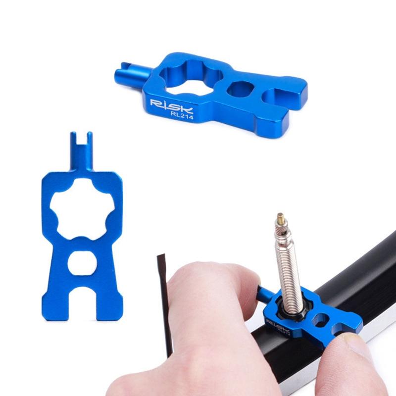 Multifunctional 4 IN 1 Bicycle for Valve Wrench Schrader/Presta for Valve Core Disassembly Installation Tools for MTB Ro