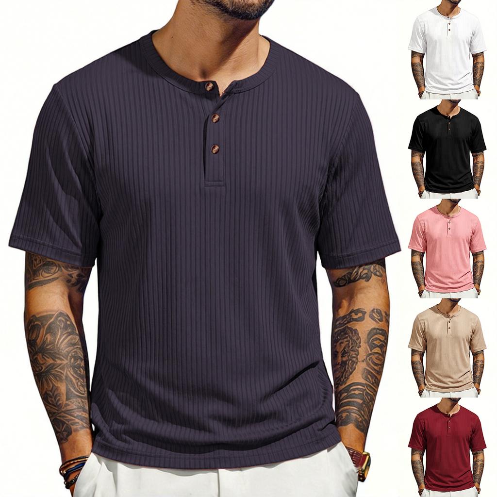 Men's Summer Short-sleeved Casual T-shirt