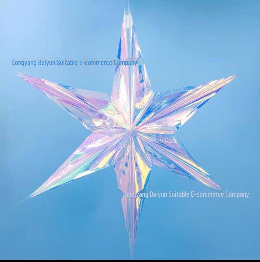 

Подвеска в виде цветной неоновой звезды для торжеств