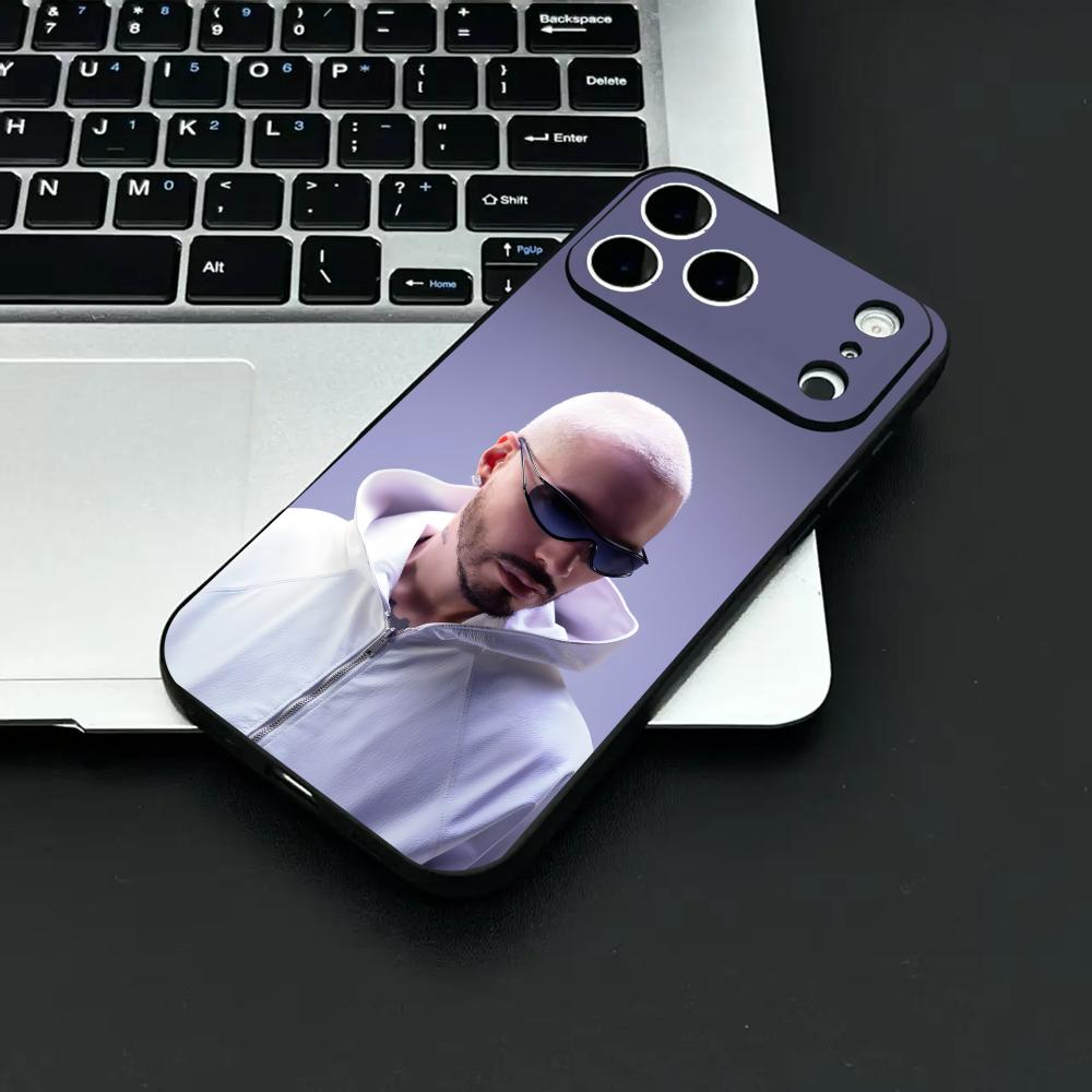Latin Pop singer J Balvin Phone Case for iPhone 12-17 Air Plus Pro Max Satin Glossy Colorful Great Gift phone case