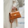 Genuine Leather Bag For Women Snake Pattern Single Shoulder Bag Black Bags High-End Business Limited Premium Durable