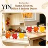 Filz-Ahornblätter für Bastelarbeiten 3 Stück Herbst-Tischdekorationen, Holz-Herbsternte Schreibtisch Thanksgiving Heimdeko Schmuck Esstischregal mehrstöckig