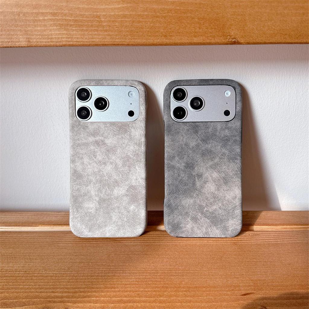 Trendy Retro Texture Drop Protection Case for iPhone 14/13/12/11 and Apple 17/16/15 PROMAX