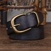 Fashion Trend Belt Leather Pin Buckle Retro Old Korean Version of The All-match Men's and Women's Trousers Belt Universal