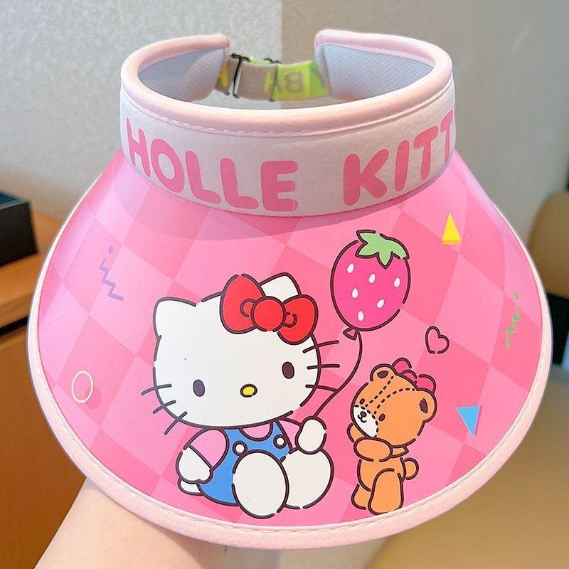 Children's Cute Cartoon Bunny Visor Hat for Boys and Girls, Sun Protection, Breathable, Summer UV Protection Sun Hat