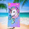 Black Gold Mandala Beach Towel Bohemian Floral Quick Dry Polyester Bath Towel for Summer Vacation Sandproof Swim Pool Blanket