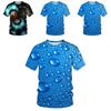 Mesmerizing 3d Printed Mens T-shirt With Unique Raindrop Design O-neck Summer Tops
