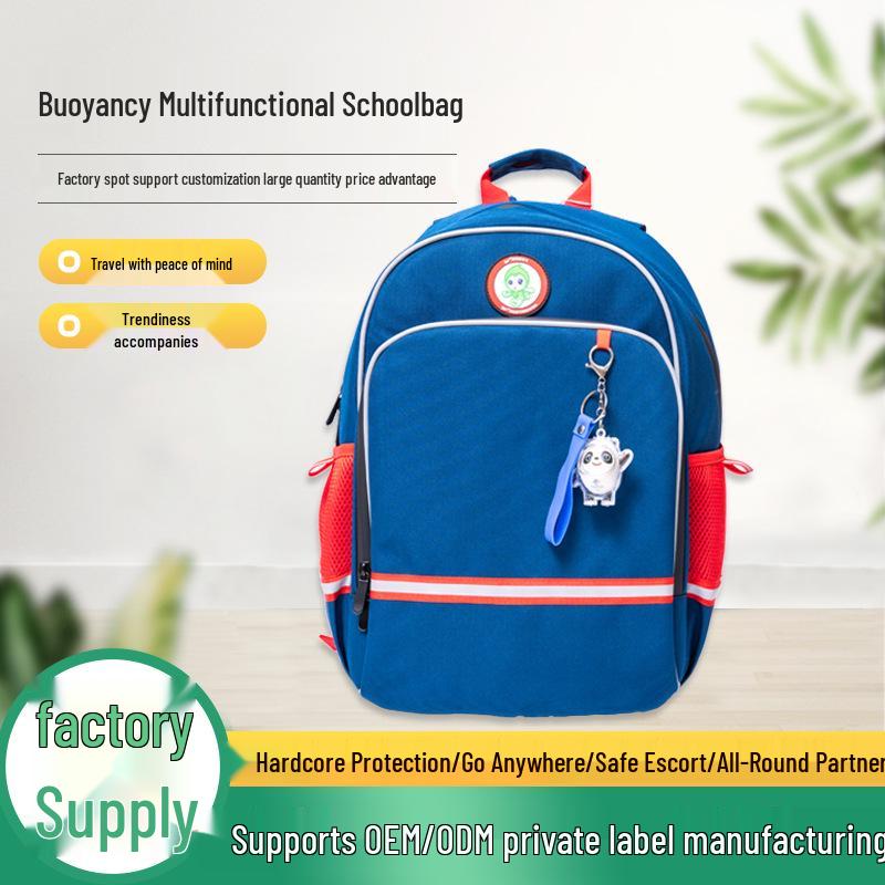 Buoyancy Backpack: Multifunctional, GPS-Enabled, Breathable, Large Capacity, Safety Gear for Primary Students