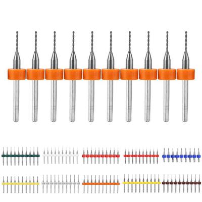 כלים חשמליים אספקת מקדחי PCB 10 יחידות לוח מעגלים קרביד מעוות