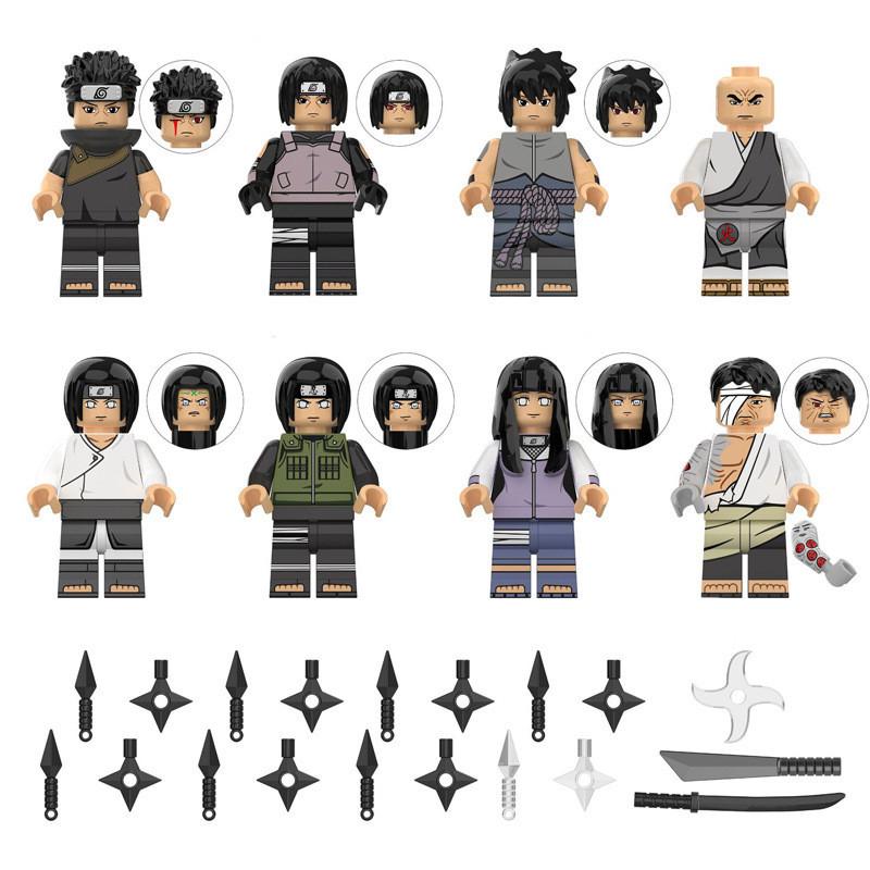 Kdl802 Anime Ninja Building Block Figures Set With 38 To 50 Colorful Pieces For Kids