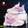 Babu Bean Girls Sneakers Spring 2025 New Little Girl Breathable Mesh Children's Shoes Girls Daddy Shoes