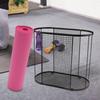 Home Gym Storage Organizer Rack Practical Exercise Organizer Multifunctional Sturdy Yoga Mat Holder Workout Equipment Basket