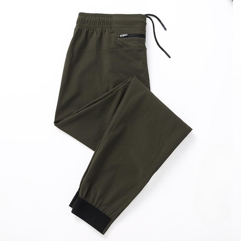 Summer Men's Running Sports Large Pockets Drawstring Leggings Loose Elastic Sports Pants Men S Casual Pants Clothing Work Pants Leisure Trouser