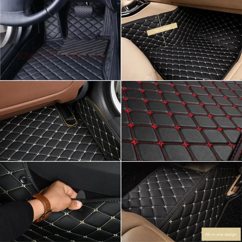 Custom Car Floor Mats For Renault Talisman 2012-2019  Auto Leather Foot Mat Rugs Carpet Pads