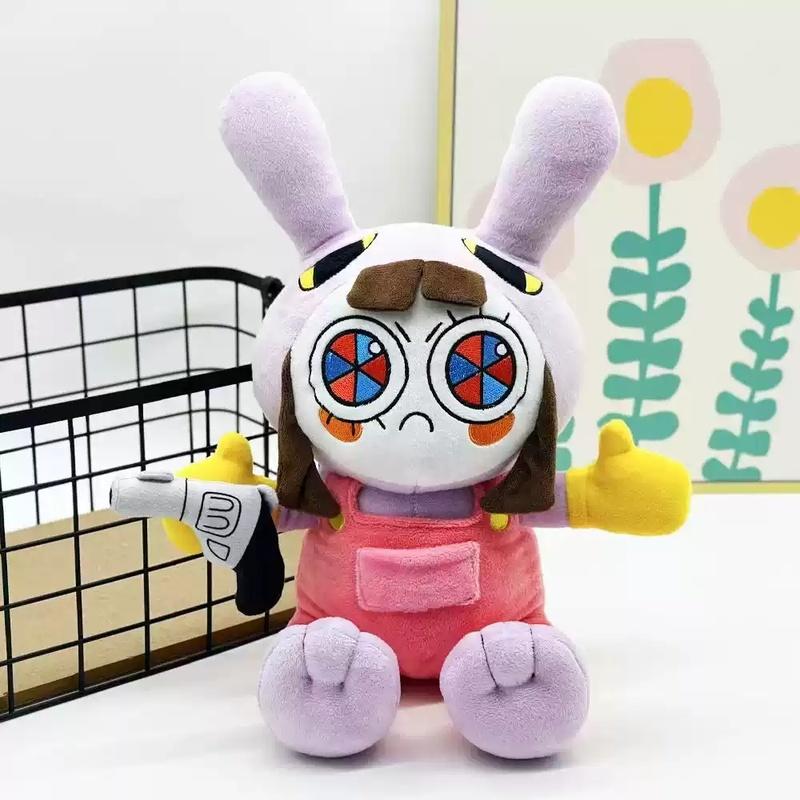 Manyajiapin Maid Jax Plush The Amazing Digital Circus Stuffed Doll Soft Plush Toy Home Decoration Gift For Animation Fans