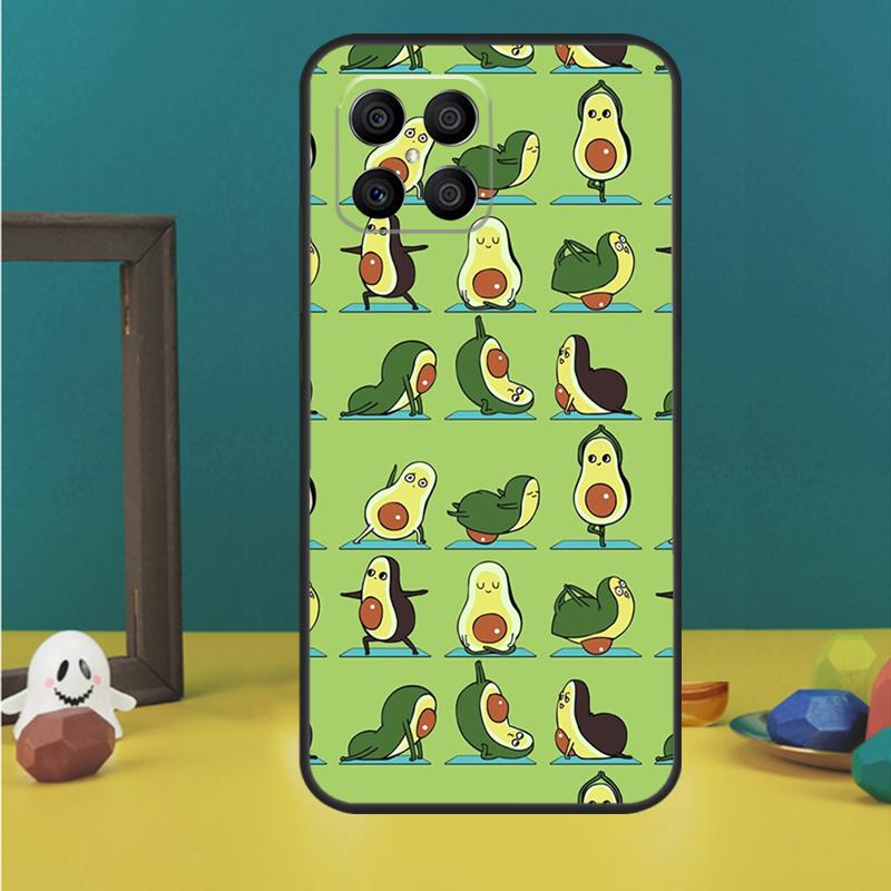 Avocado Yoga Funny Pattern Fundas For Huawei P20 P30 P40 P50 Pro Lite P Smart 2019 Nova 5T 9 Honor X7 X8 X9 50 Case