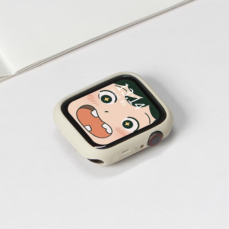 Süßes Silikon für Apple Watch 10 Hülle 46mm 42mm 41mm 45mm 49mm Ultra 44mm 40mm Abdeckung Schutz iWatch Serie 9 8 7 6 Se Stoßfänger