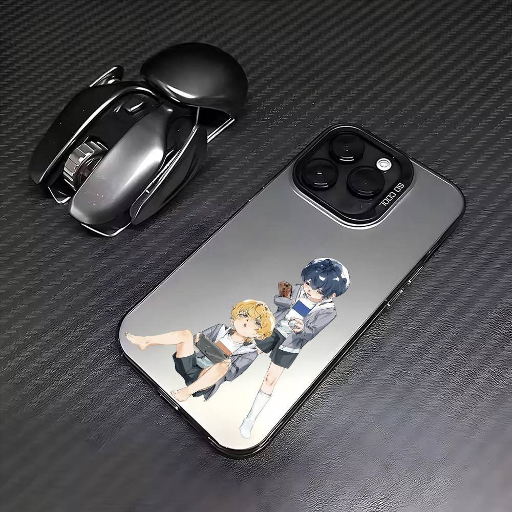 O-Oblivion Anime Battery Phone Case For iPhone17,16,15,14,13,12,11 Plus,Pro Max Colored Silver Plated Inside Cover