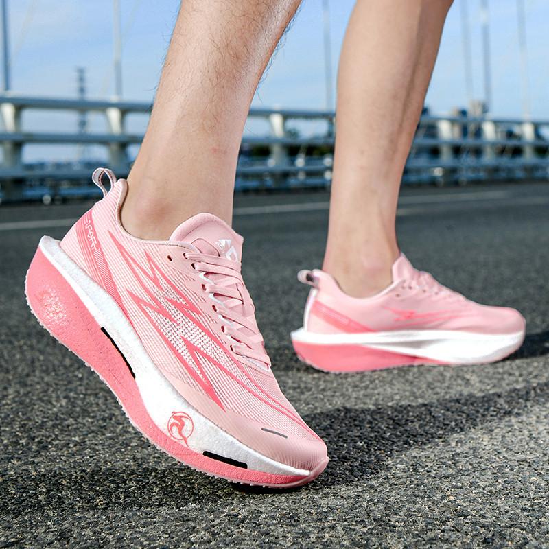 Modische Dämpfung Laufschuhe Sneaker Herren und Damen Outdoor Marathon Langstreckenlauf Sport Popcorn Paar