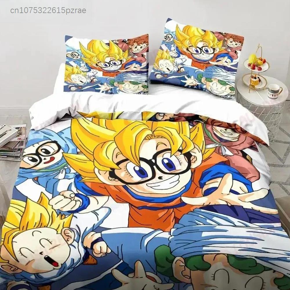 Cartoon DR S-Slump Arale Anime Bettwäsche-Set Bedrucktes Bettwäsche-Set Mit Kissenbezug Bettdeckenbezug Weich Queen King Size Bettwäsche Zuhause