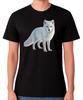 Arctic Fox T-Shirt Wildlife Animal Nature Winter Fox Lover Gift Unisex Tee