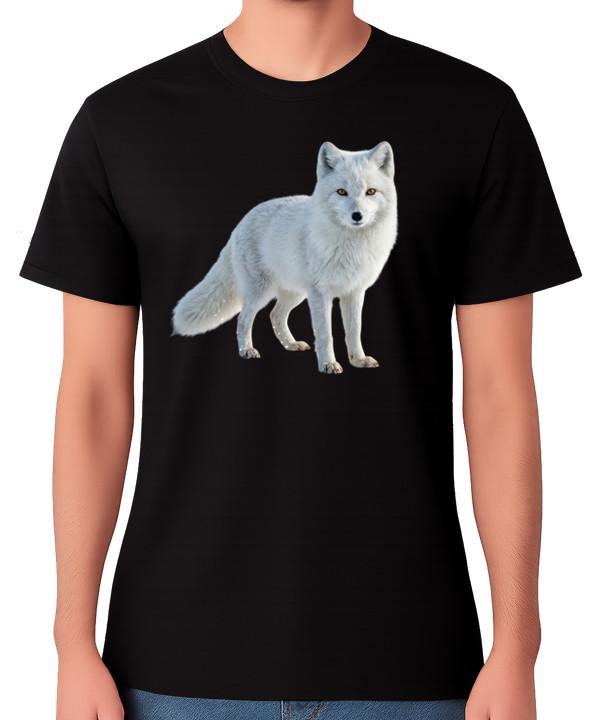 

Arctic Fox T-Shirt Wildlife Animal Nature Winter Fox Lover Gift Unisex Tee S разноцветный