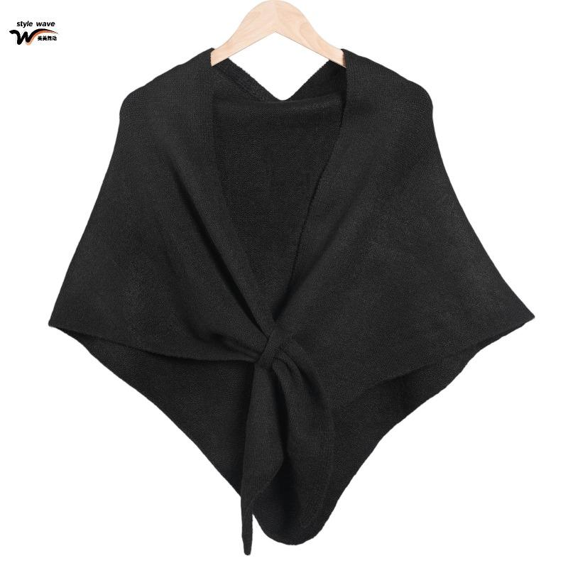 Women S Elegant Triangle Scarf Warm Neck Wrap For Autumn Winter Versatile