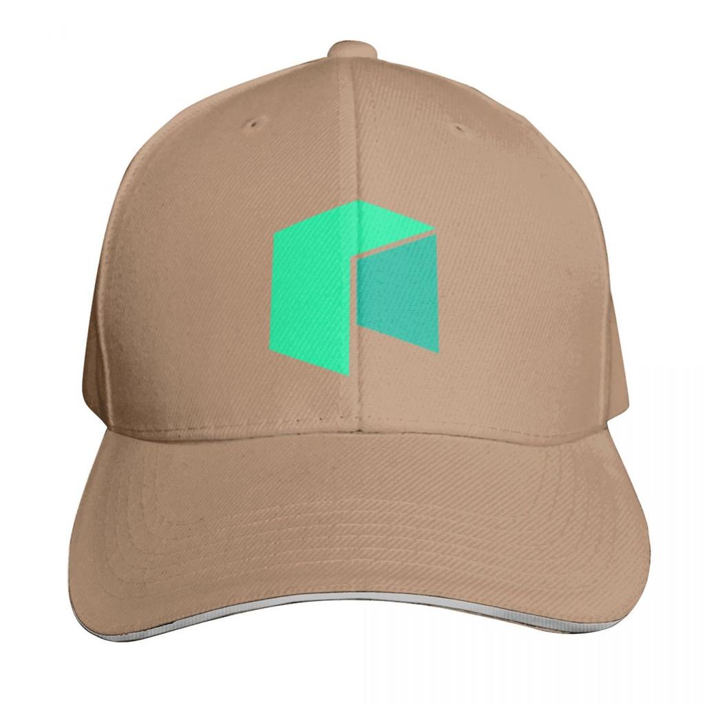 Neo Logo Crypto Baseball Cap Moisture Wicking Quick Dry Curved Brim Classic Fit Low Profile Unstructured