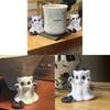 Geisterkatze Mini Halloween Tischfigur Aus Ecopvc Material Für Geschenk Und Dekoration