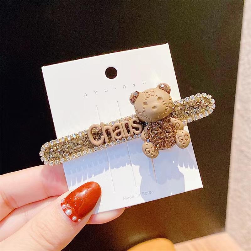 Fashion Bow, Duckbill Clip, Small Fresh Hairpin, Headgear, High-End Hairpin, Bangs, Side Clip.