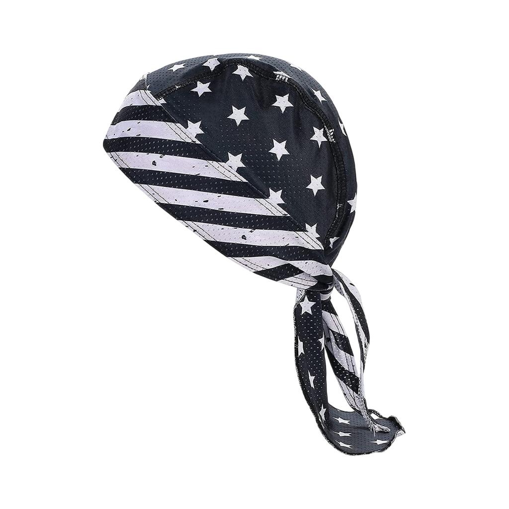 Outdoor Cycling Bandana Headscarf Skull Cap with Breathable Lightweight Fabric for Street Dance Hip Hop and Casual Wear