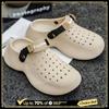 New Summer Fashion Couple Slippers Eva Baotou Men'S Sandals Outdoor Thick Bottom Hole Shoes Luxury Beach Men Garden Shoes