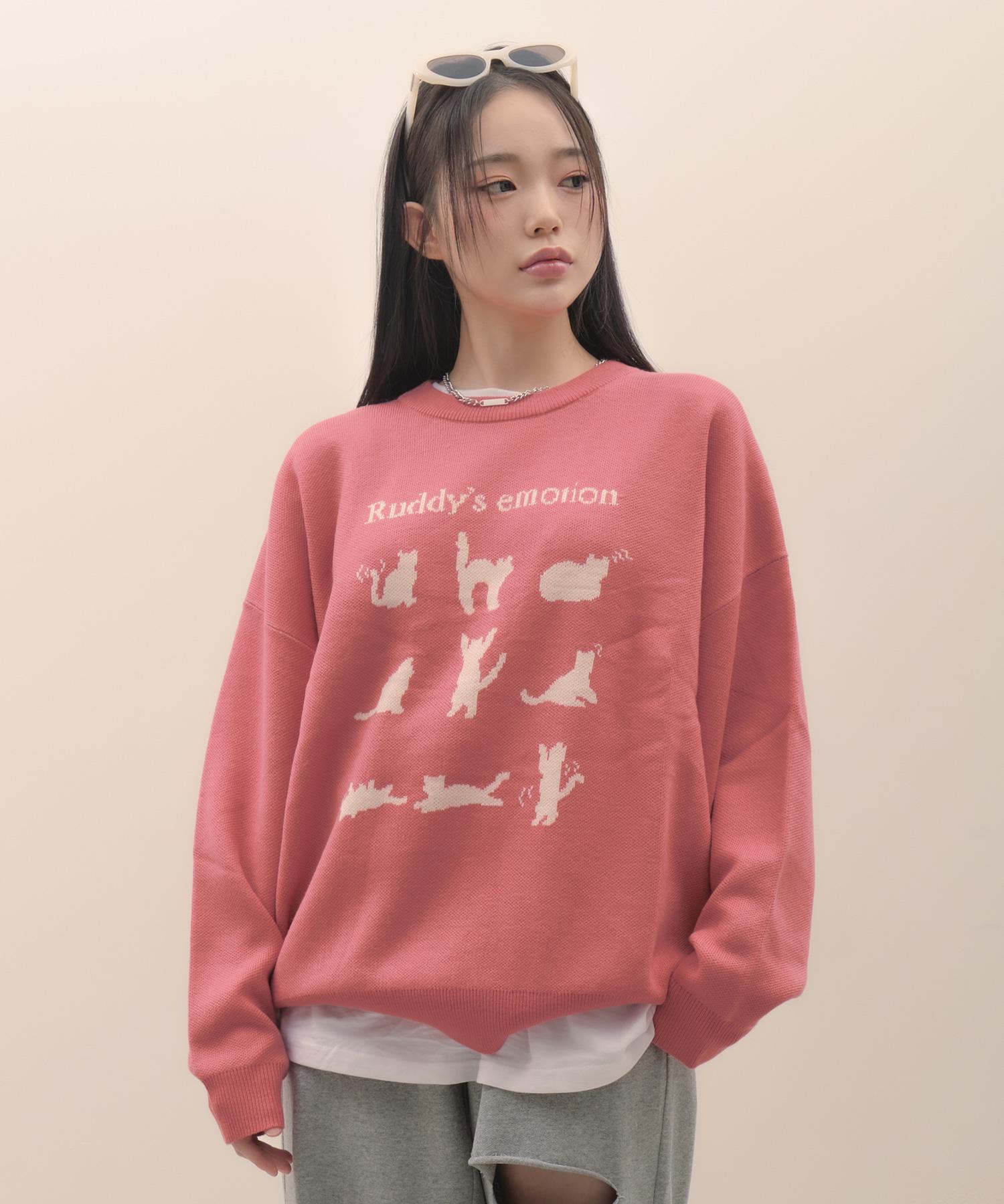 Bonchams [Bonchamps X Ruddy Chicks] Ruddy Emotion Knit B22Ft09Pk L