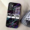 Sports Car HKS JDM Phone Case For Samsung S24 Ultra S25 S23 S22 S20 Fe S21 Plus A16 A54 A34 A24 A53 Glass Cover