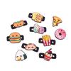 Food Series Hamburger Tennis Racket Vibration Pizza Cookie Bread Donut Shape Shock Absorber Silicone Tennis Racquet Dampener