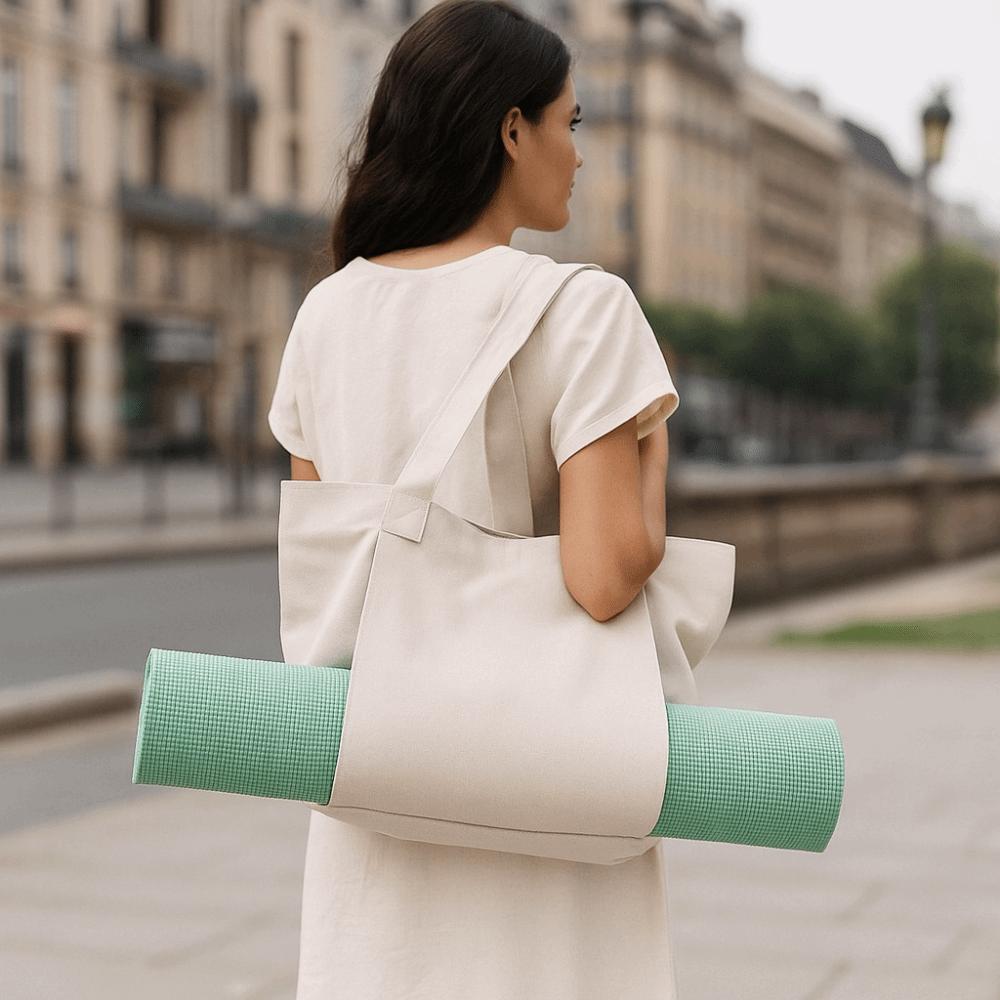 Lightweight Yoga Mat Carry Bag Large Capacity Pilates Mat Case Outdoor Exercise