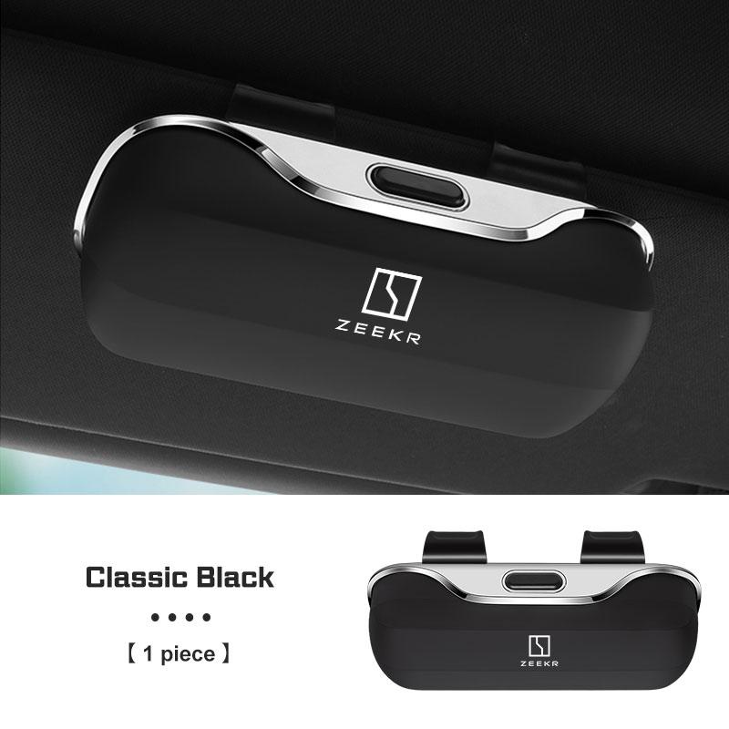 Car Visor Glasses Box Portable For ZEEKR 001 007 009 X MIX 7X 9X M-Vision Auto Sunglasses Holder Eyeglasses Case Car Accessories