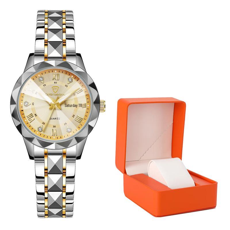 Chenno Women's Luxury Waterproof Luminous Quartz Watch